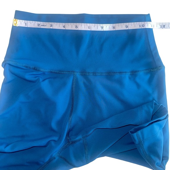 Outdoor Voices Gulf Blue Athletic Workout LightForm Bike Shorts Size Small - Picture 8 of 11